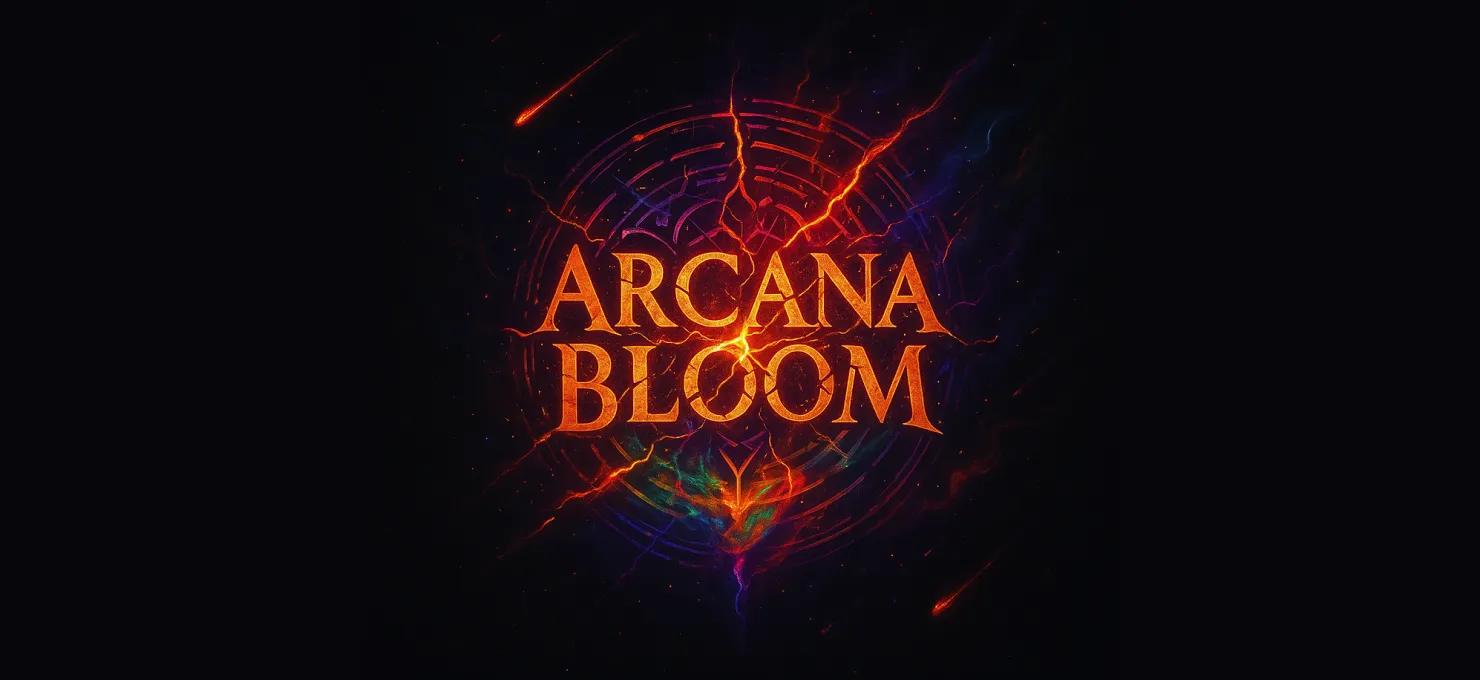 Arcana Bloom is a fantasy card game designed and created with AI