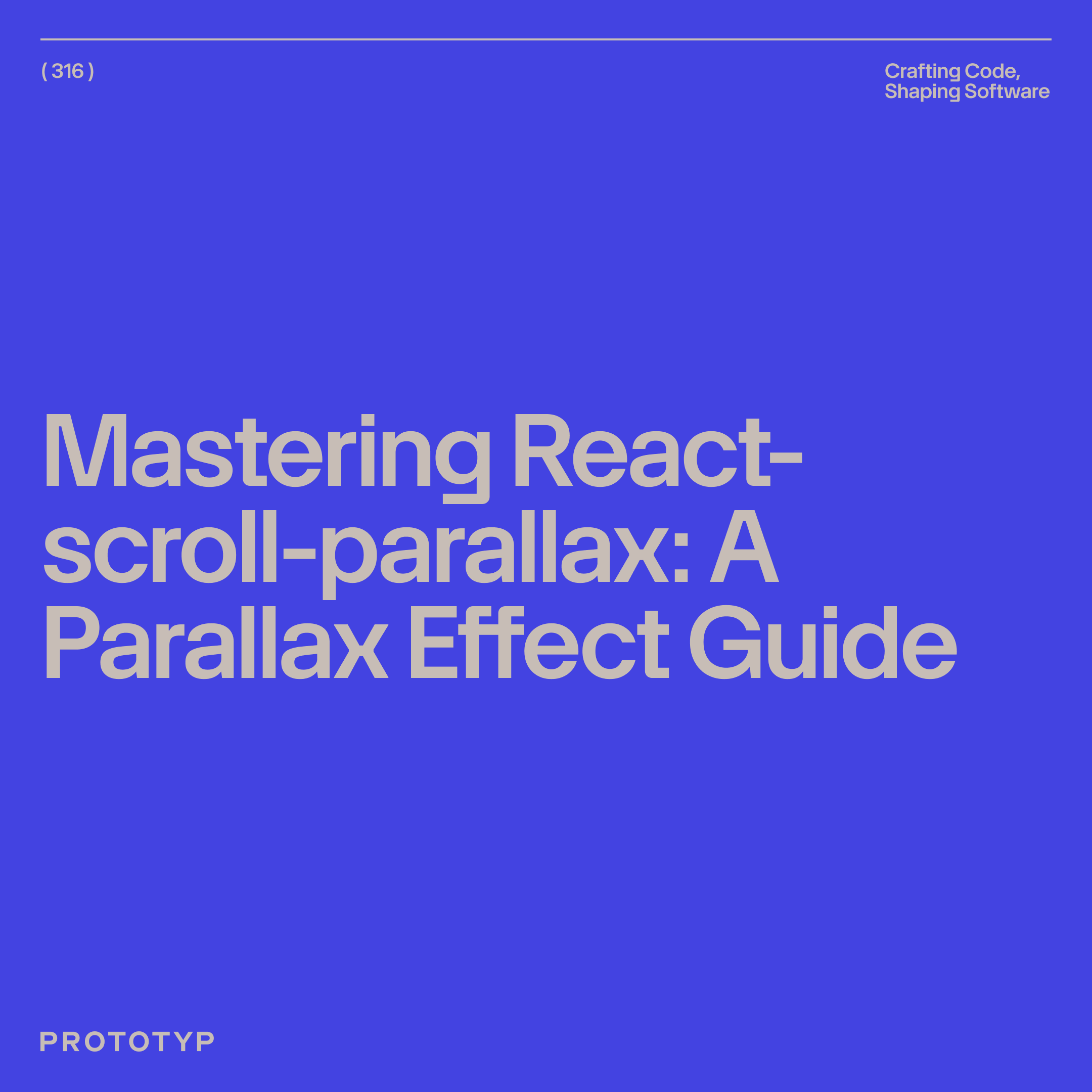 Mastering the Parallax Effect: A Guide to Using the React-scroll-parallax Library
