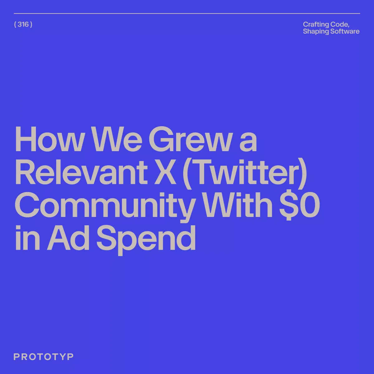 How We Grew a Relevant X (Twitter) Community With $0 in Ad Spend